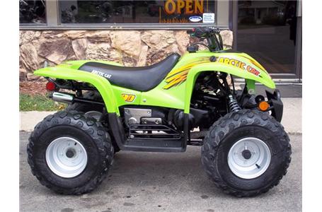 clean 2003 arctic cat 90cc youth atv this 2 stroke y 12 atv runs very well and