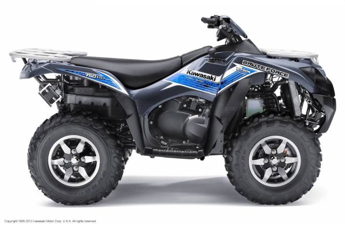 brand new gray 2012 brute force 750 with factory warranty