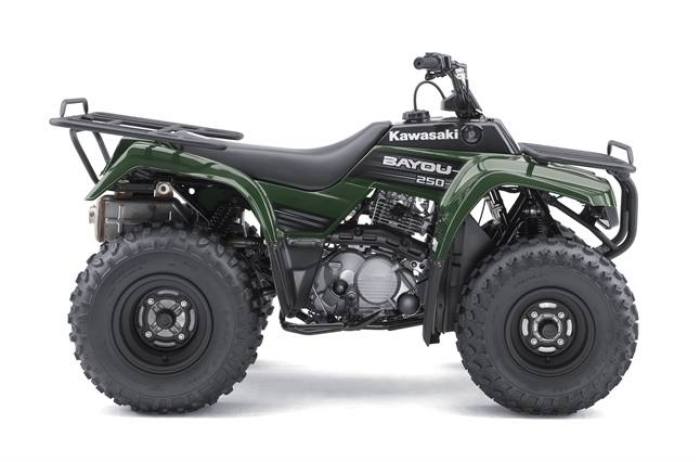 brand new green 2011 bayou 250 with factory warranty