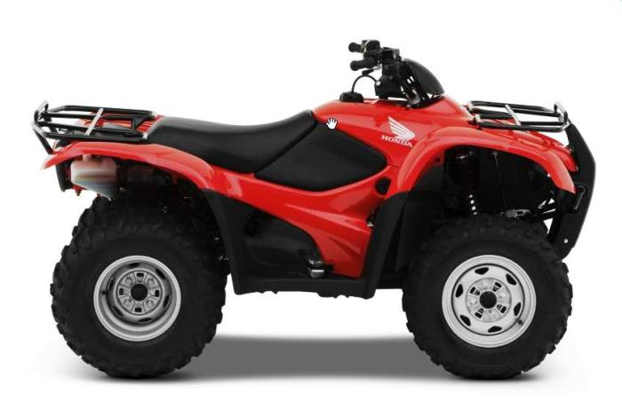 brand new red 2011 420 rancher with factory warranty