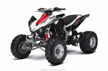 new 2010 kfx 450r in red white
