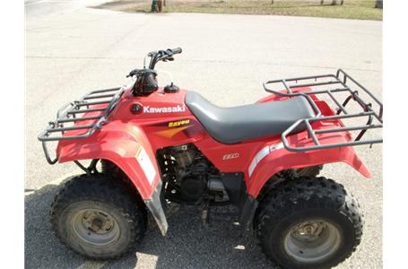 lots of fun left in this atv runs good tool box lid missing tires have 50