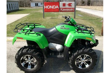 check out this arctic cat 700h1 comes with big rims and tires and has very low