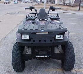 very clean atv ready to trail ride hunt or work on the farm rear rack extender