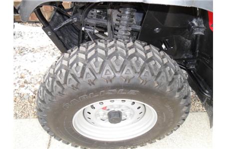 this is a low hour low mileage utility atv it is two wheel drive has new tires