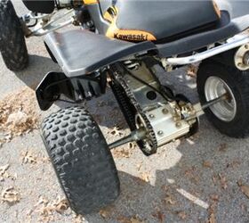 very clean kawasaki atv with reverse low hours and ready for the trails or the