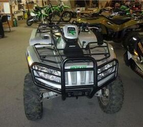 this atv is in fair shape it has fox piggy back shocks all around the atv it has