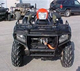 2005 polaris sportsman 700 efi with front rear rack extenders gun mounts front