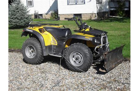 comes with cab and plow blade 4x4 awd