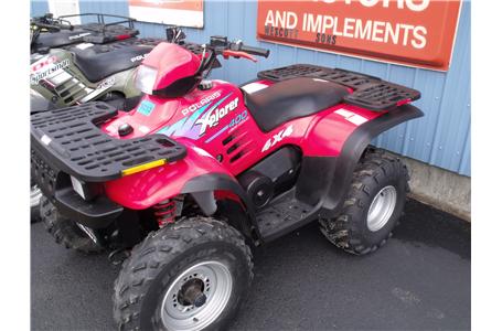 400 explorer 4x4 liquid cooled 2 stroke oil injected new rear tires new