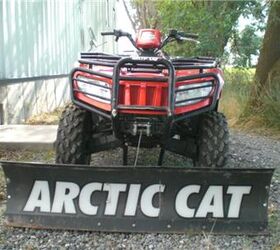 this is a super clean 2006 arctic cat 700 has a 60 snow plow with a 2500lbs