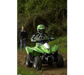 big atv features and capability sized for the young rider the