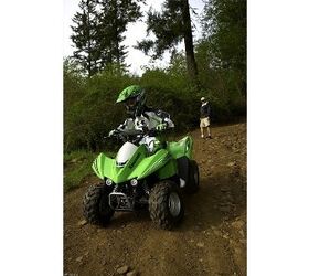 big atv features and capability sized for the young rider the