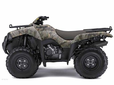 camouflaged atv offers big bore performance at a mid sized price