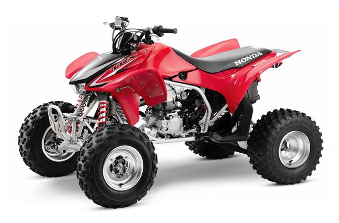 it s the most serious most hard core sport atv honda s ever made in this
