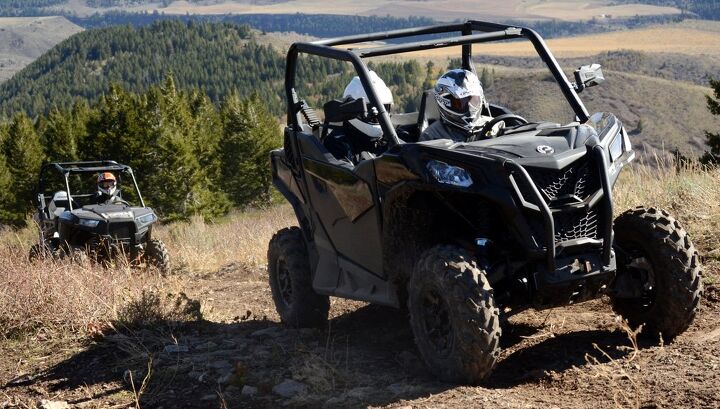 2020 can am maverick trail 1000 dps vs polaris rzr 900 premium, 2020 Can Am Trail 1000 vs Polaris RZR 900 Action