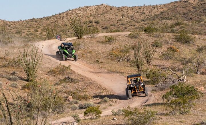 2020 kawasaki teryx krx 1000 vs can am maverick sport x rc, 2020 Can Am Maverick Sport X RC and Kawasaki Teryx KRX 1000 Action