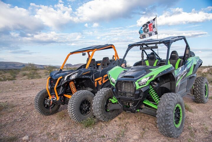 2020 kawasaki teryx krx 1000 vs can am maverick sport x rc, Kawasaki Teryx KRX 1000 vs Can Am Maverick Sport X RC Together