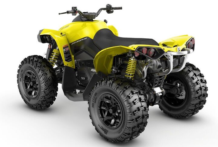 2020 polaris scrambler 850 vs can am renegade 850 by the numbers, Can Am Renegade 850 Rear