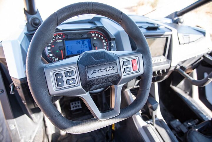 yamaha yxz1000r turbo vs polaris rzr pro xp, Polaris RZR PRO XP Steering Wheel and Gauges
