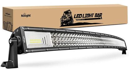 Best Budget Friendly Light Bar: Nilight 52-Inch Triple-Row Curved LED Bar
