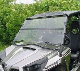 Best Fold-Down Windshield: A&S Audio Can-Am Commander Polycarbonate Fold Down Windshield