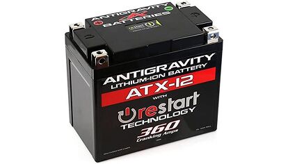 Best Lithium Battery: Antigravity ATX12-RS Lithium Motorsport Battery