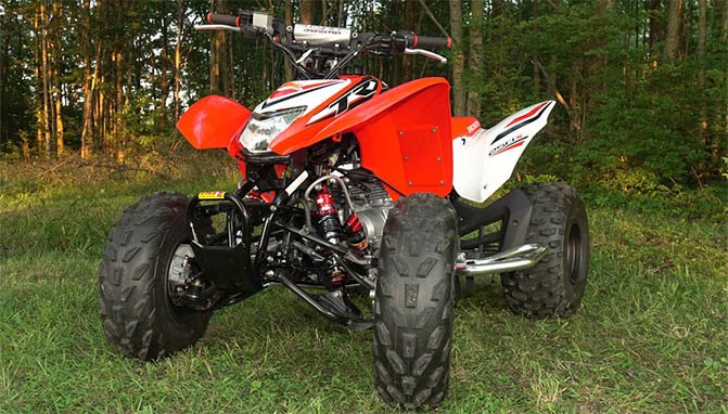 honda trx250x project shocks exhaust protection and more