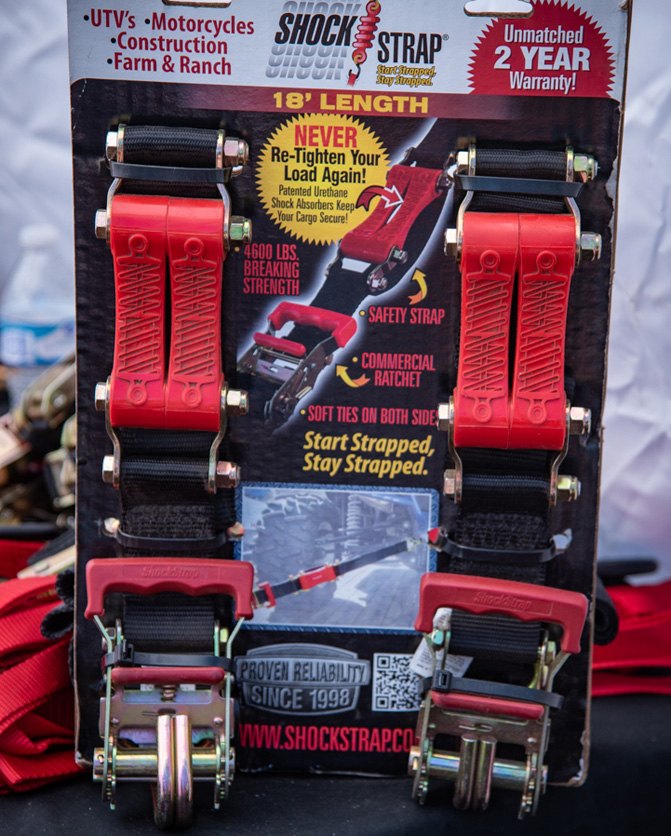 10 best atv utv products from overland expo west 2019, Shock Strap Tie Down Straps