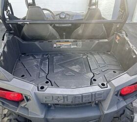only 654 miles power steering 2500lb polaris winch roof windshield side view