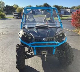 only 1347 miles 1 owner power steering windshield can am winch big bumper