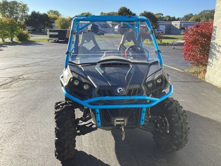 only 1347 miles 1 owner power steering windshield can am winch big bumper