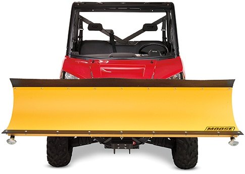 snow problem conquer winter with a snow plow from moose utility division, The MUD RM5 frame is designed to work with a wide array of mounts that fit popular quads and side by sides