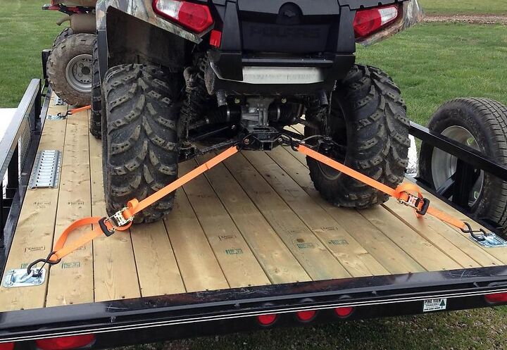 how to safely tie down a utv to a trailer, UTV Trailer Tie Downs