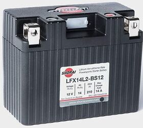 Editor's Choice: Shorai Extreme Rate Lithium Iron Powersports Battery