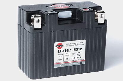 Editor's Choice: Shorai Extreme Rate Lithium Iron Powersports Battery