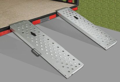 Most Budget Friendly: Reese Explore 80" Steel Centerfold Loading Ramp
