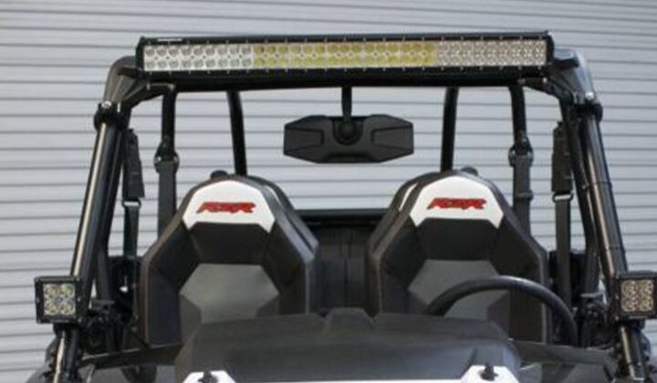 testing out the c3 roof kit for the polaris ranger, Add on lighting