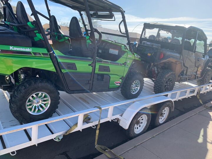 2015 teryx le 800 with 24 ft trailer