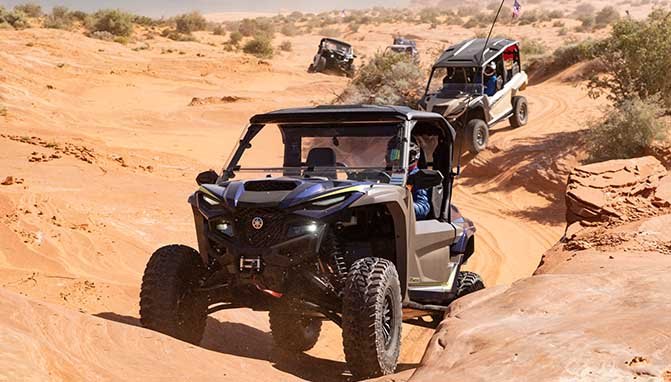 taking an adventure and making memories in yamaha s rmax 1000, We started out adventure through the soft sand of the dunes which led to some fun rock crawling trails that let us really put the easy to engage 4WD and front locking differential to the test