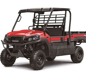 kawasaki launches 2024 mule 1000 side x side lineup, The MULE PRO FX 1000 HD Edition comfortably carries three passengers but has a long cargo bed to handle the rigorous duties of heavy hauling