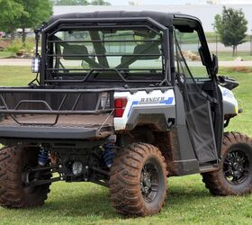 fast quiet and a little bit weird polaris kinetic xp first drive, The Kinetic XP includes a tilt bed and can be widely optioned with lights and most of the accessories available for the Ranger models Photo William Roberson