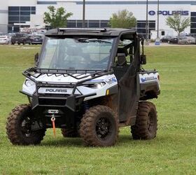 fast quiet and a little bit weird polaris kinetic xp first drive, The Polaris Kinetic XP electric UTV