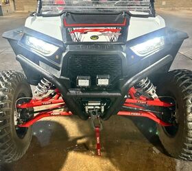 pristine 2014 rzr 1000xp4 extremely low mileage 15 000 in mods, Upgraded A Arms and Front Suspension