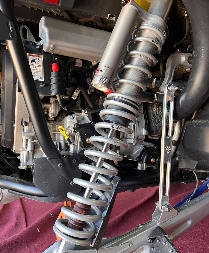 The silver spring color matches the factory springs, and there are no color options. This is definitely a function over form upgrade, as the only branding is a tiny Eibach logo on the spring.