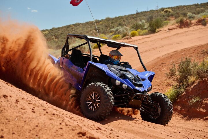 first ride yamahas 2024 yxz 1000r w sport shift, I had a blast playing with the different shifting options for the new 6 speed transmission with my favorite being the sport shift where I could let the transmission ECU do most of the work but I could still override and up or downshift when I felt the need