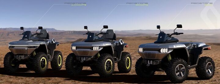 benda redstone atvs show tech and power from new company