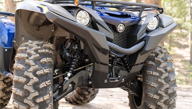 If you know your ATV tires, you know why Yamaha put on the GBC Grim Reaper tires over the Maxxis Zilla tires that come from the factory. Not that the Zillas are bad, but this just wasn't the terrain for them.