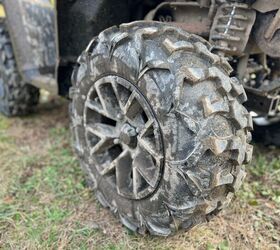 Different manufacturers equip different machines with different tires, but you don't have to replace the OEM tires with the same thing. Photo Credit: Spencer Ballot