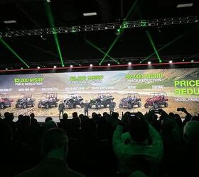 kawasakis 2024 north american dealer meeting, It s no secret that inflation is affecting everyone in North America and Kawasaki wants to help you get into a new SxS in 2024 by making significant price reductions for the new year